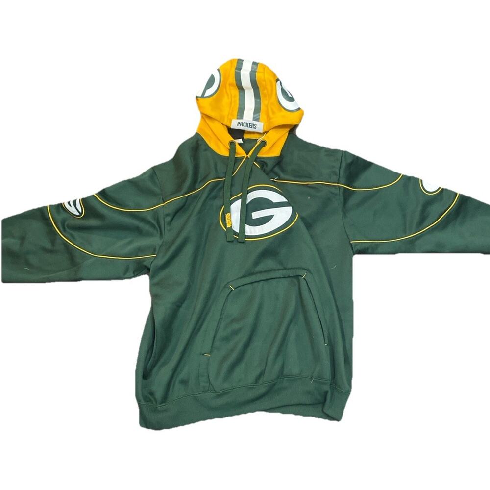 Greenbay Packers Pullover Hoodie Team Apparel Sz Large‎